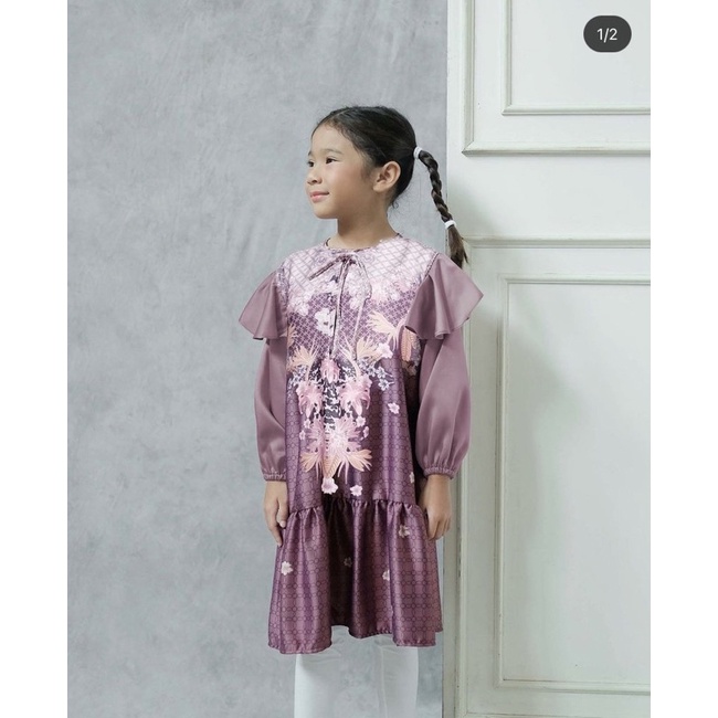 VANILLA HIJAB MAYA DRESS KIDS
