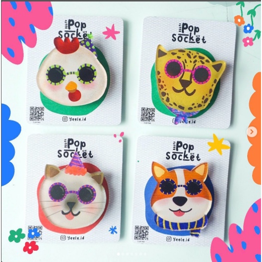 Cute Pets Club Popsocket by Yeele