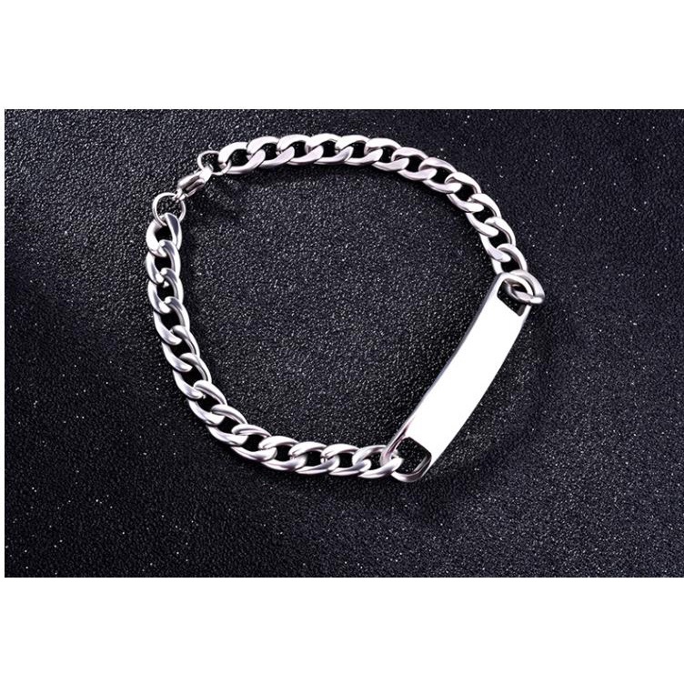 S172 stainless ornamen gelang antik pria Eropa dan Amerika baru fashion titanium steel