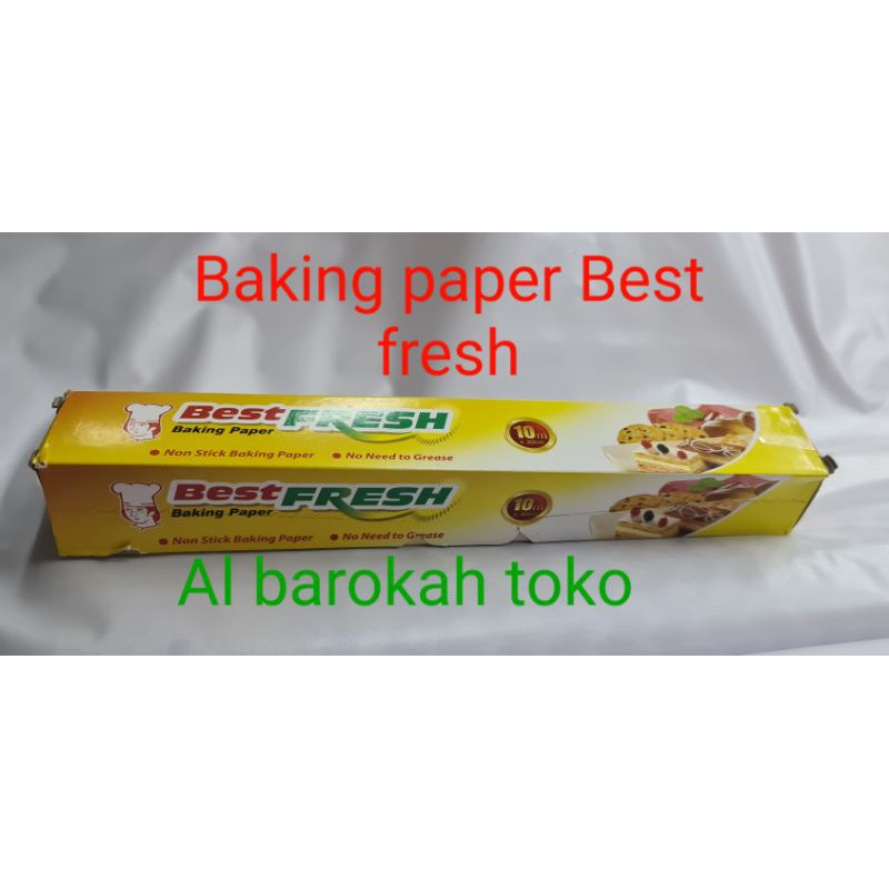 Baking paper Best fresh (food grade) / Kertas roti / kertas alas pemanggang kue