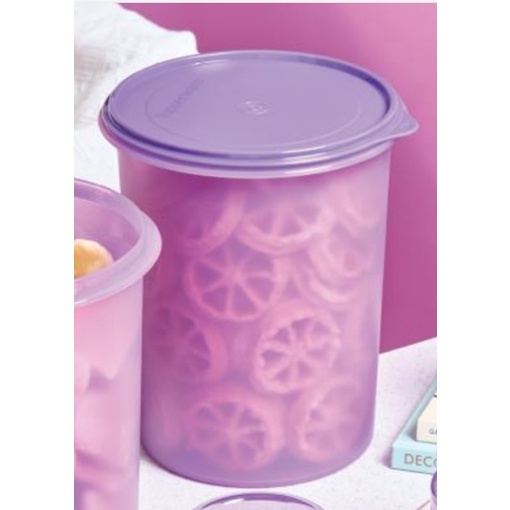 SALE  TUPPERWARE - TOPLES KERUPUK TINGGI MEWAH - tall canister 10 liter - MURAH - TOPLES LEBARAN