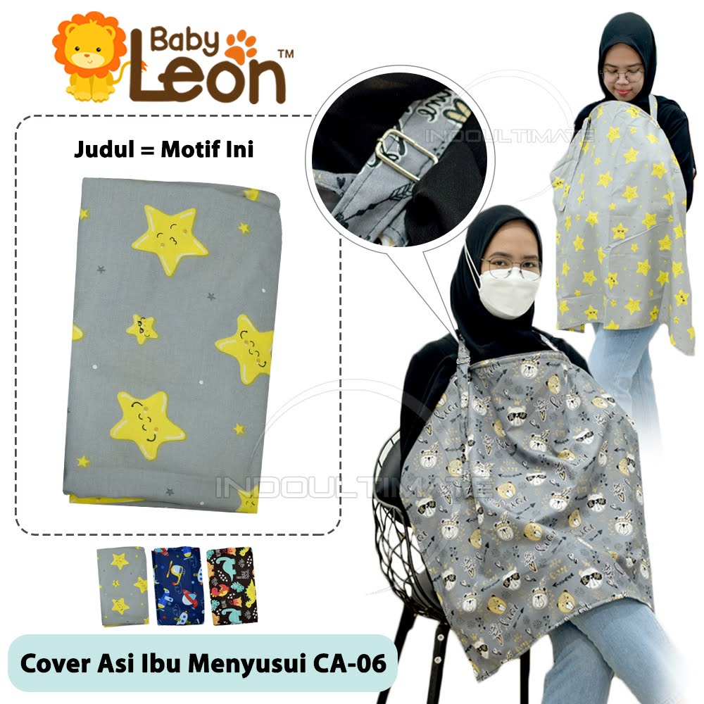 2in1 Cover Asi Celemek Apron Ibu Menyusui + Cover Stroller Nursing Cover Baby Multifungsi CA-06 CA-07 SP-011-CA BABY LEON