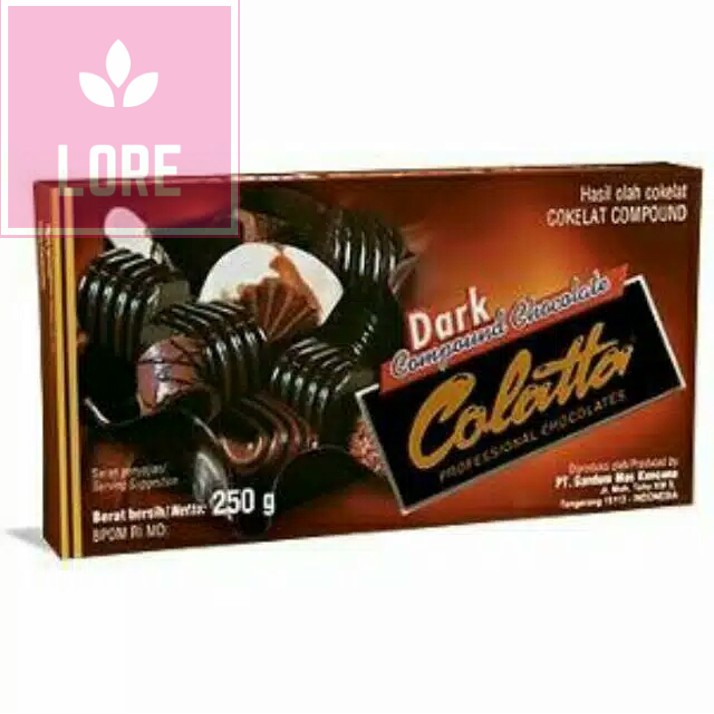 

Cokelat Batang COLATTA Dark Compount Chocolate 250g