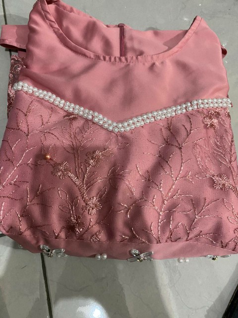 (termurah Se Shopee) Batik Couple Andhini Kebaya Couple Brukat Adira - Bs073