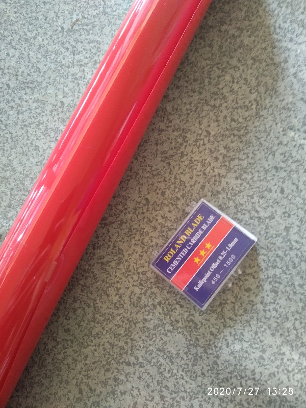 Bahan Sablon Polyflex Korea Rhino Pvc Red