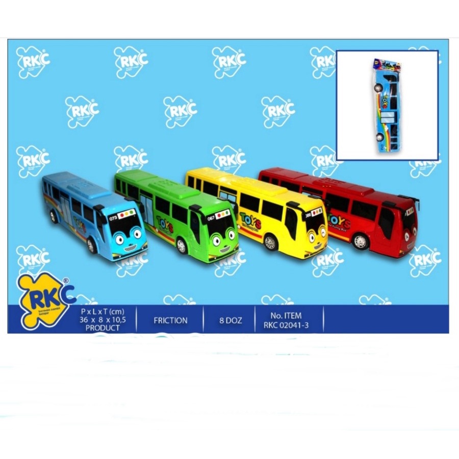 Mainan Anak Mobil Bus Funny - Funny Bus KTG RKC 02041-3