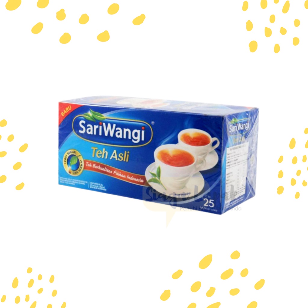 

Teh Sariwangi Celup 1 kotak isi 25 Asli - 1 sachet 1,85gr