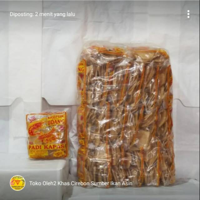 

Kerupuk Udang Padi Kapas 1 Bal ( Isi 250gr x 20pcs )