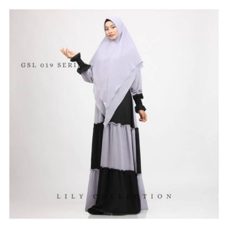 baju syari gsl 019 by lily Colection