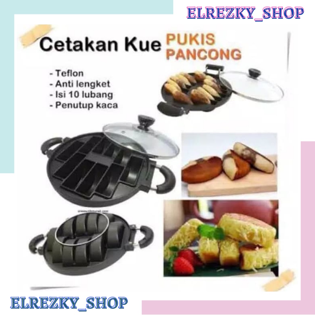CETAKAN PUKIS 10 LUBANG - CETAKAN PUKIS