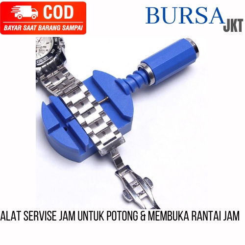 Alat pemotong tali rantai jam tangan alat servis jam tangan BIRU