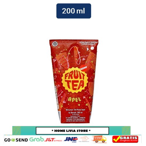 

Sosro Fruit Tea Apple 200 mL