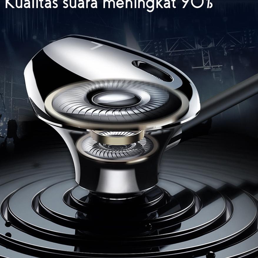 Special - MINISO Hi-Fi Earphone Stereo Headset Mic In-ear Aluminium Earphones in-line mic with HD So