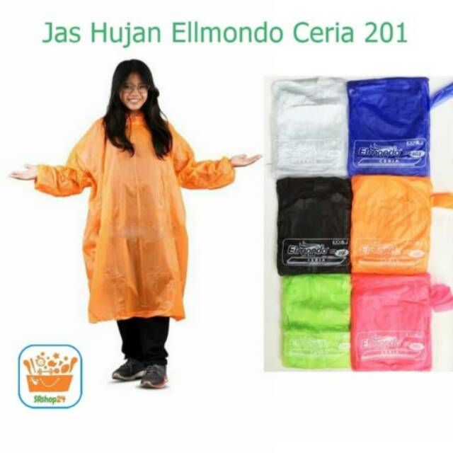 Ceria Jas Hujan Elmondo Ponco 201  + JAKET Celana 935 Terlaris