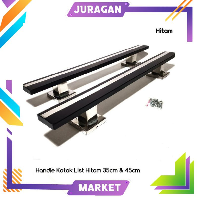 Handle Pintu Rumah Tarikan Pintu Rumah Gagang Pintu Rumah Stainless hitam