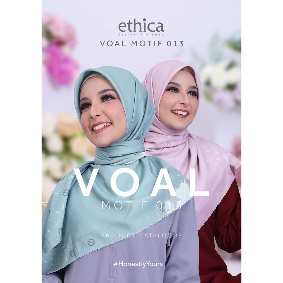 ETHICA HIJAB / VOAL ETHICA MOTIF / VOAL ETHICA 013 / TERBARU / BISA COD