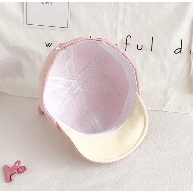 8-22 bulan Topi Baseball Anak Balita Perempuan Model Polos Bellebb