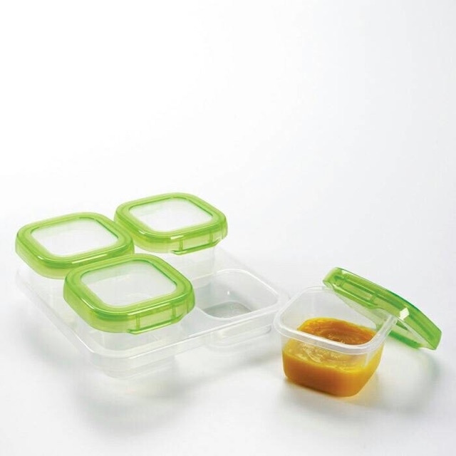 OXO Tot Baby Blocks Freezer Storage Containers 4oz MPASI