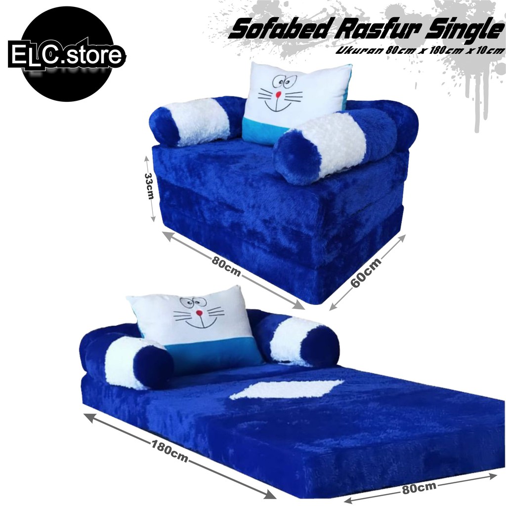 Sofa Bed Mini Single Karakter Kasur Lipat Minimalis Busa Sofa Bed Mini Single Karakter Kasur Lipat Minimalis Busa