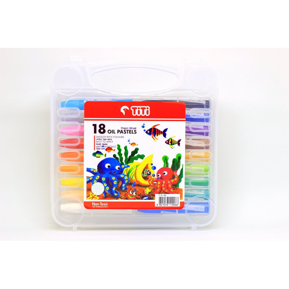 

Crayon oil pastel joyko18 warna