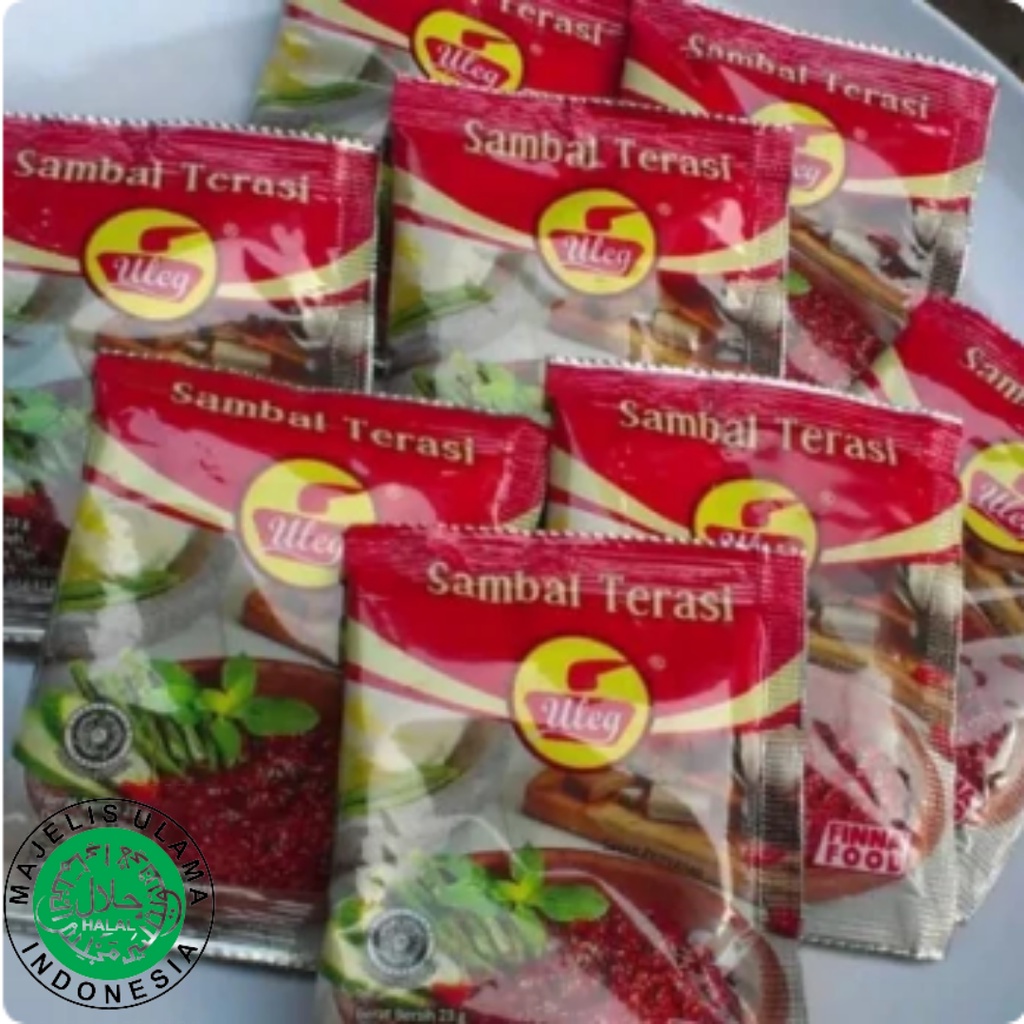 

Sambal / Sambel Terasi Uleg Finna SACHET 20 gr per Satuan / Renceng ASLI