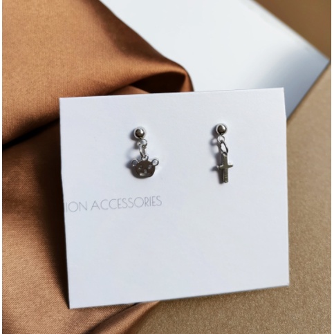 Anting s925 sterling silver hypoallergenic Gaya Korea Untuk Wanita-Ej739