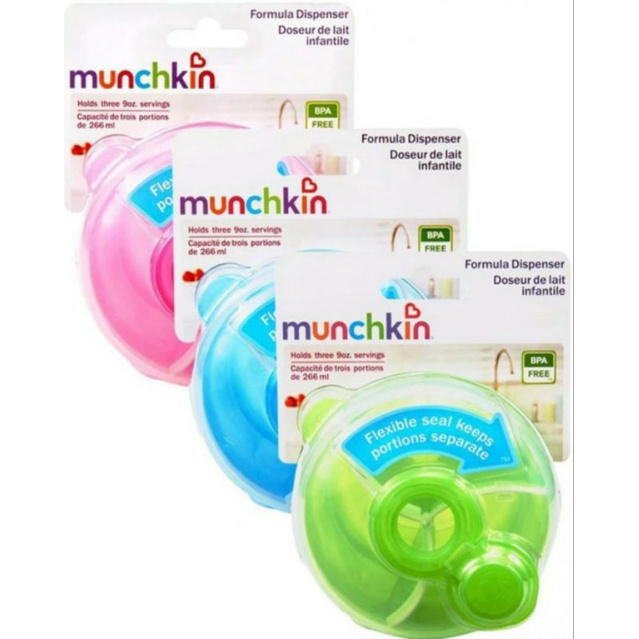 Munchkin Formula Dispenser wadah penyimpan susu formula on the go / Tempat susu bubuk Munchkin Container tempat perlengkapan makan bayi