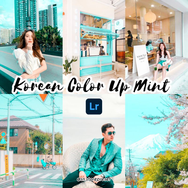 KOREAN COLOR UP MINT PRESET PREMIUM (IOS dan Android)