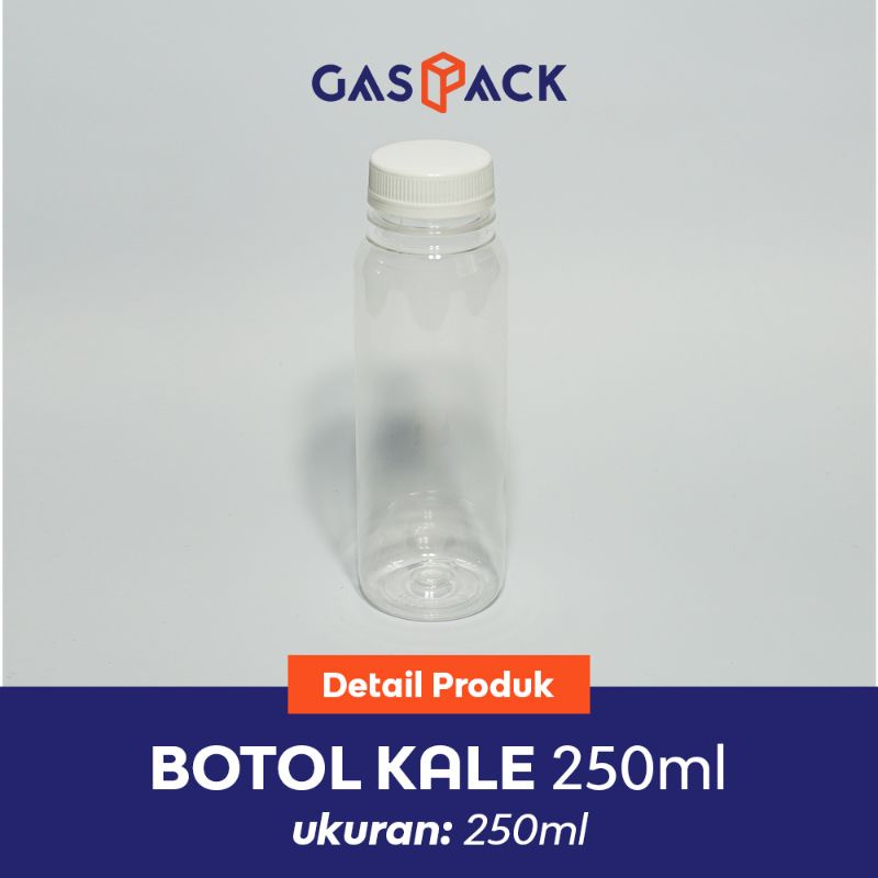 Botol Plastik PET Kale - 250ml ( Minimal pembelian 10pcs )