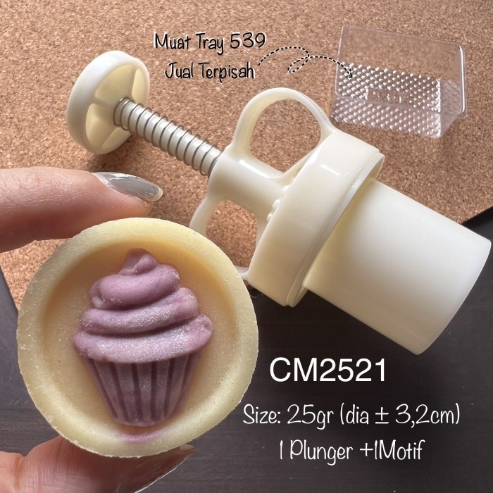 

Cetakan Nastar| Cupcake 25g-35g CM2521 Ice Cream| Mini Mooncake| Cookies Cutter CM25