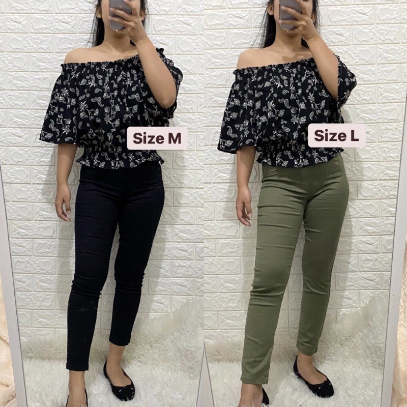 Celana Wanita Stretch GU Skinny Pants