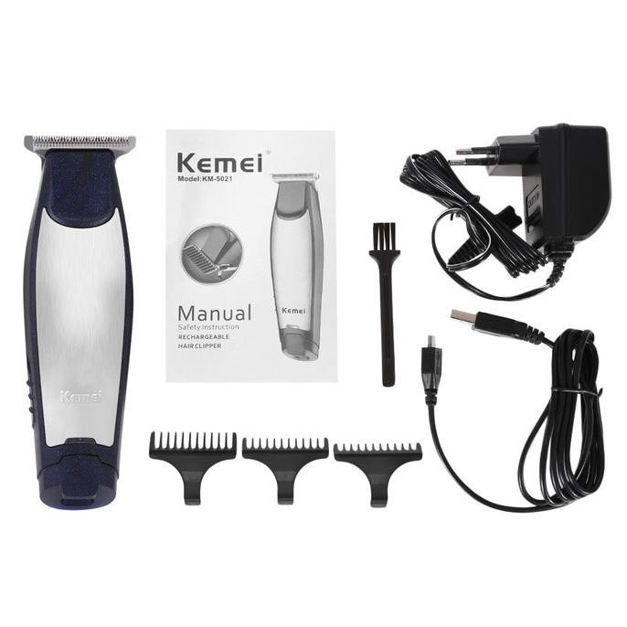 COD Alat Cukur Rambut Kemei KM-5021 Hair Clipper Charger Cukuran Cas Mesin KEMEI KM-5021