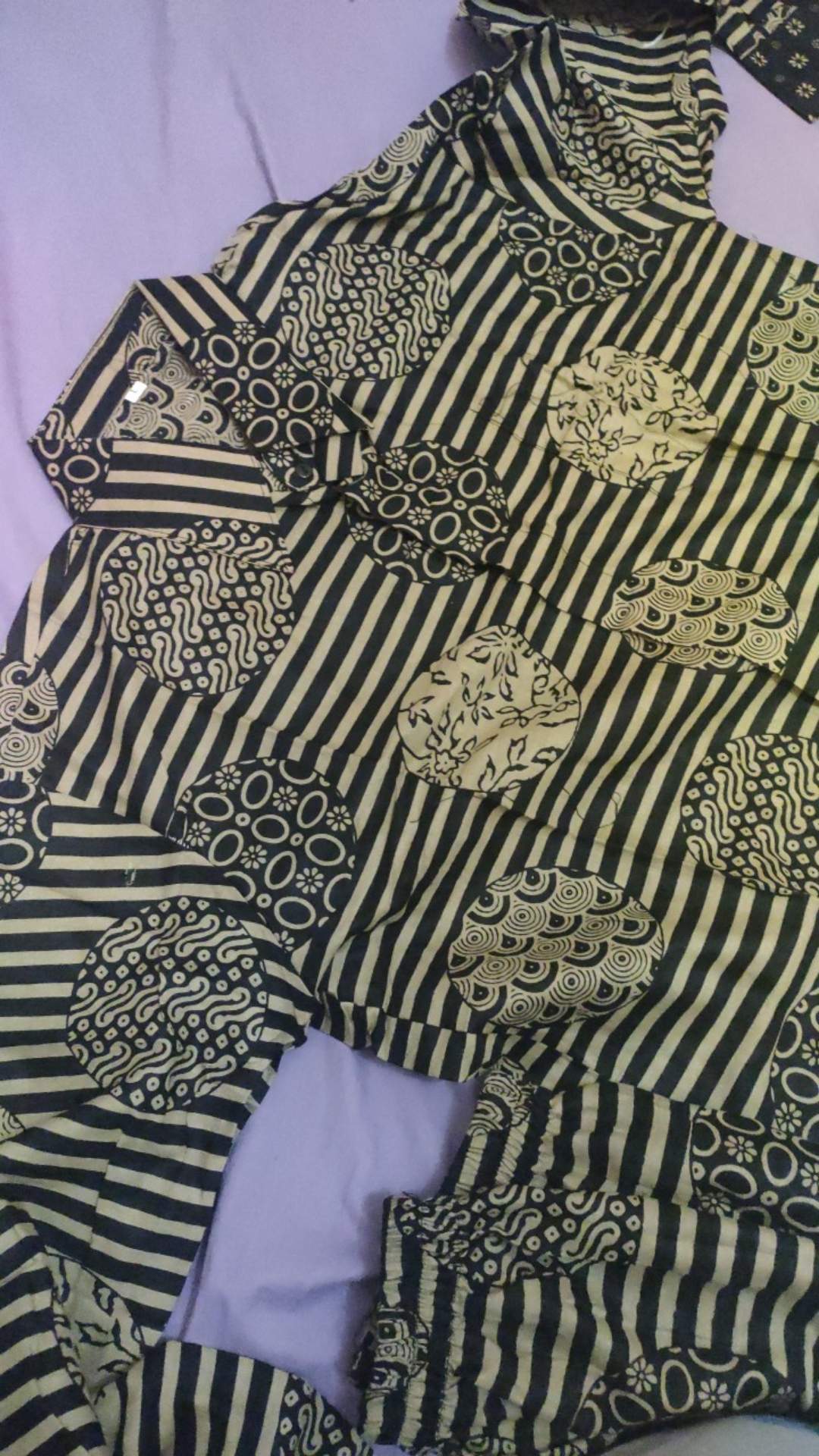 Wou Batik Couple Shofia Estetika Brokat  - Couple Modern Batik Couple Sarimbit Brokat Kebaya