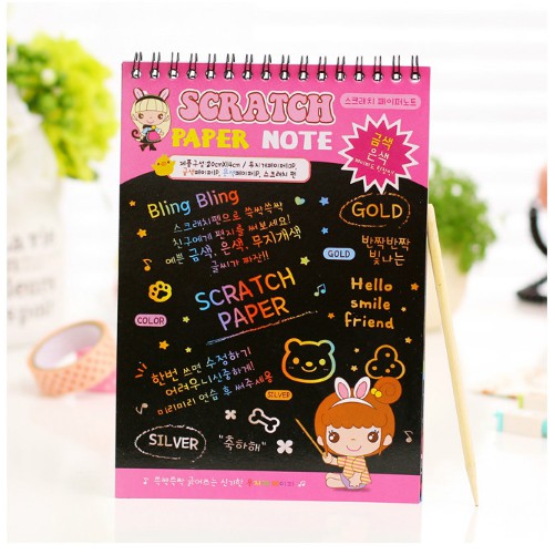 

Paper note Memo kertas catatan tulis motif grafiti import korea KSY064
