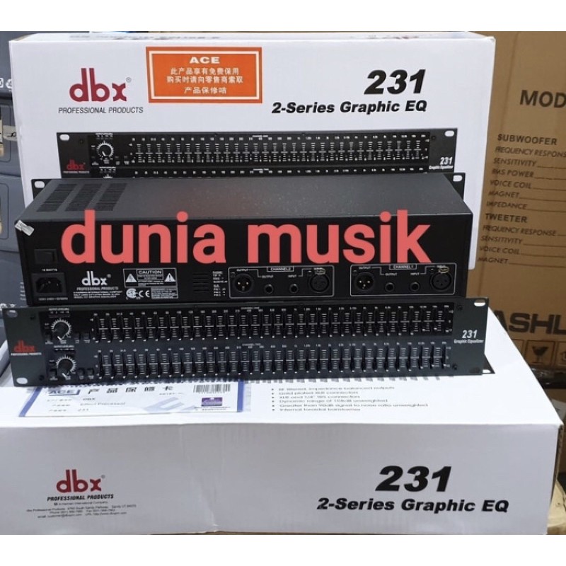 equalizer dbx231 dbx 231 (2x31 channel) dbx