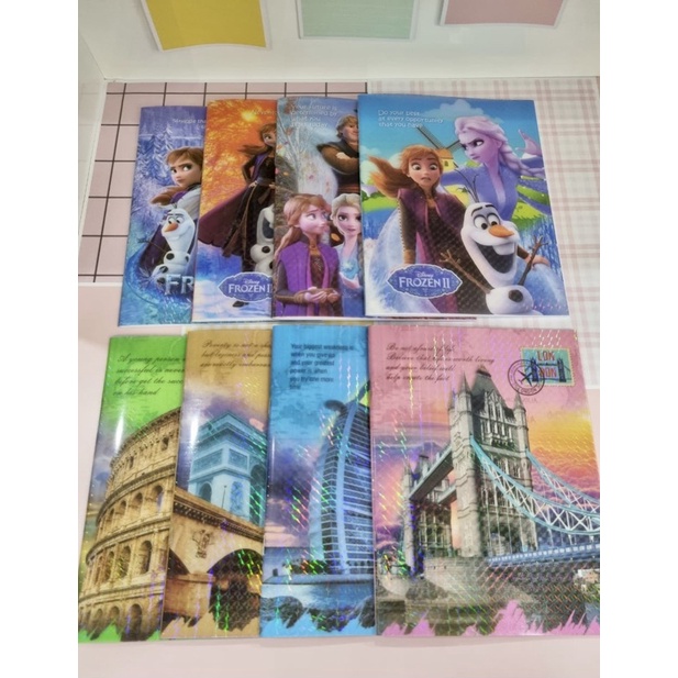

[1 BUKU] BUKU TULIS 38 LEMBAR COVER PLASTIK EXBOOK | FROZEN | VINTAGE