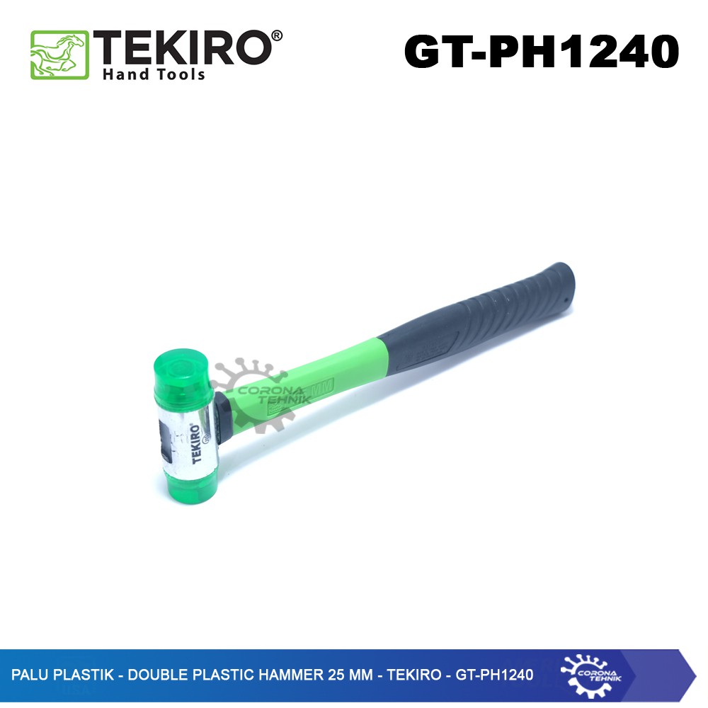 Palu Plastik - Double Plastic Hammer 25 mm - Tekiro - GT-PH12400