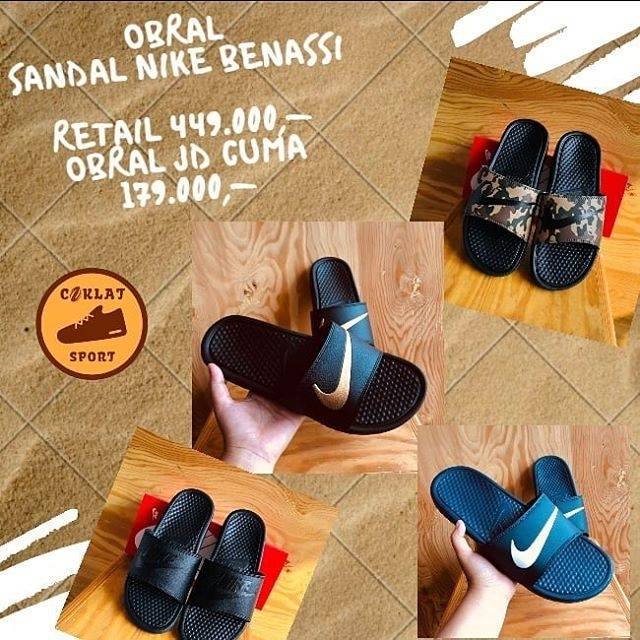 Sandal Nike Benassi Original BNWB Murah