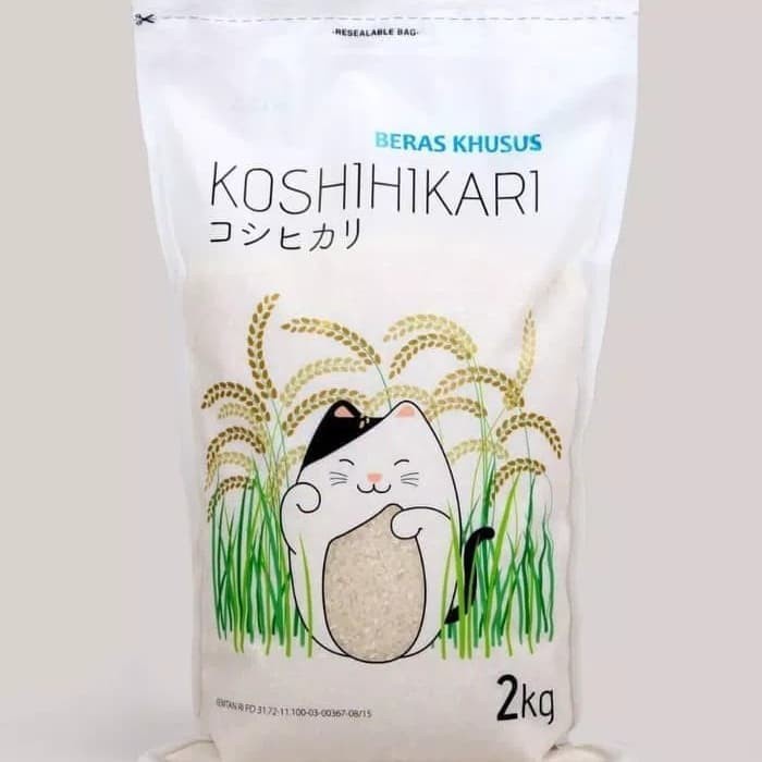 

gr20111r Koshikari Japan Rice Beras Pulen Jepang Untuk Sushi - 2 Kg Sv012Ss