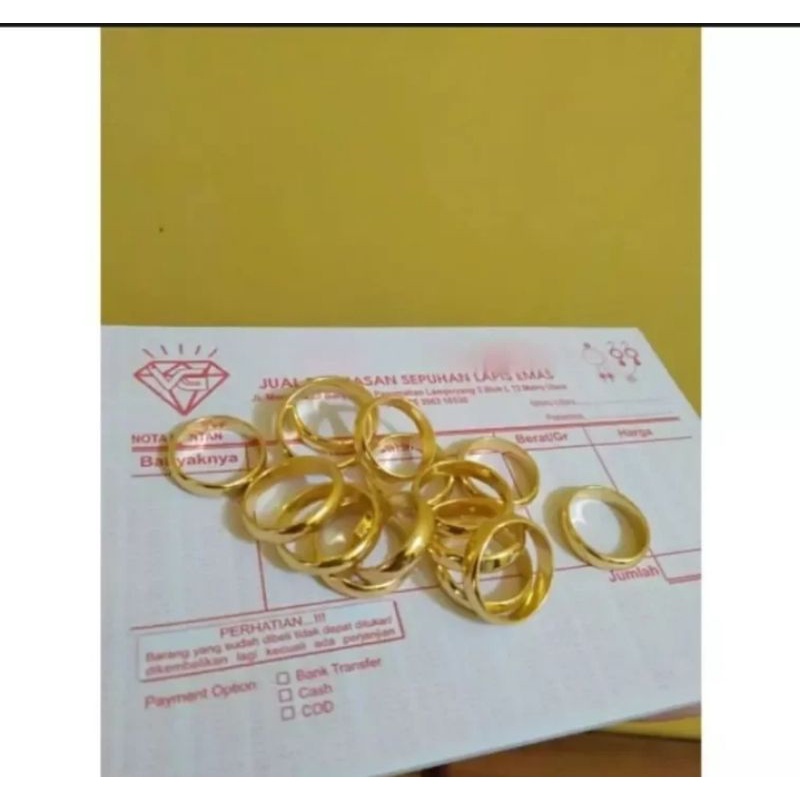 CINCIN KOIN POLOS TERMURAH ASLI KOIN