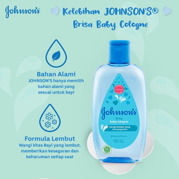 JOHNSON'S BABY COLOGNE 100ML [ BRISA ]