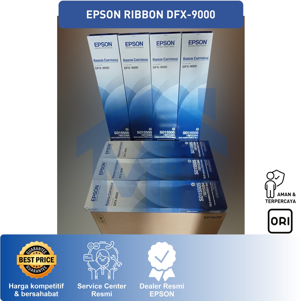 (BISA COD) RIBBON CATRIDGE EPSON ASLI ORIGINAL PRINTER DFX 9000 DFX-9000 DFX 9000