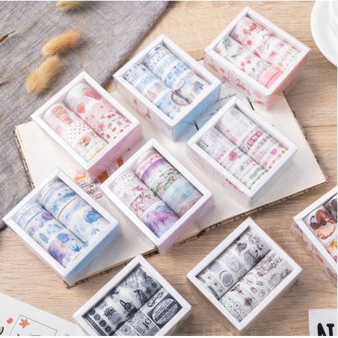 Japanese Washi Tape - All About Life Series (10 Roll)