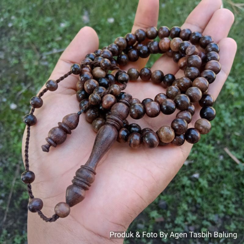 Tasbih Kayu Sonokeling ORIGINAL!! Size 8mm