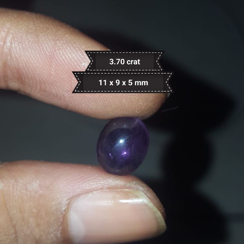 Batu akik cincin kecubung amatis