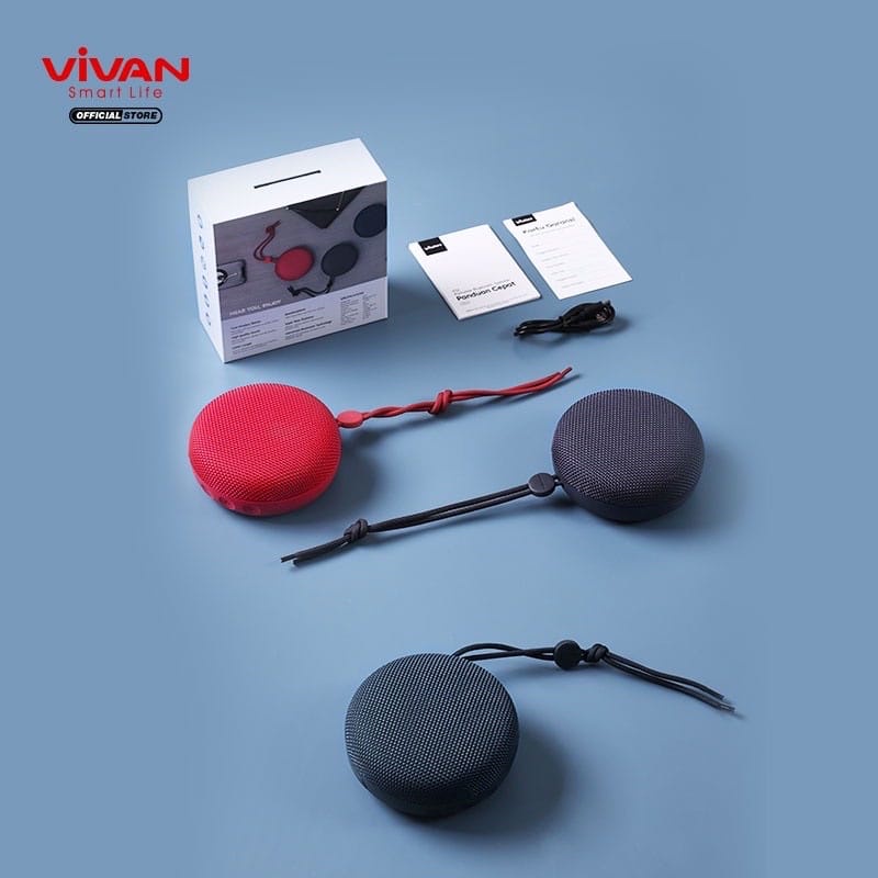 B - Speaker Bluetooth Vivan VS2 Fabric IPX6 Waterproof
