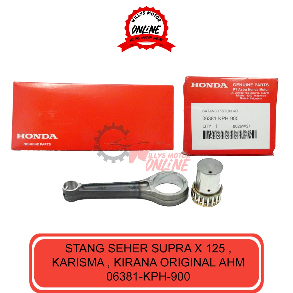 Stang Seher Stang Piston Karisma Supra X 125 Kirana 125  ORIGINAL AHM 06381-KPH-900