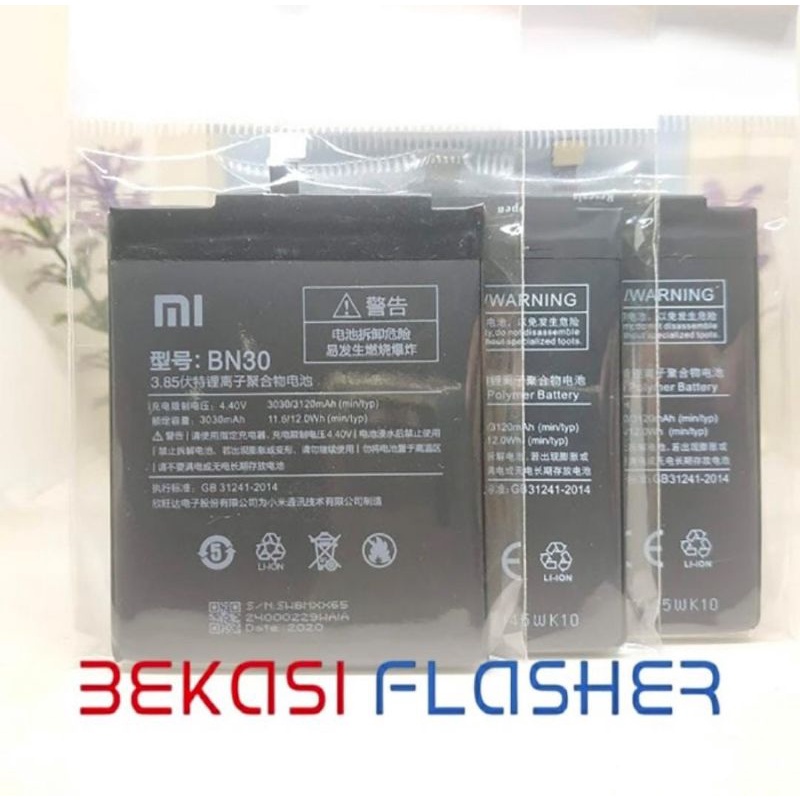 Baterai Xiaomi BN30 Battery BN30 Xiaomi Redmi 4a