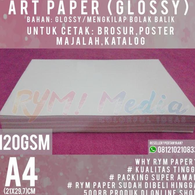 

Diskon Kertas Art Paper 120gsm A4 (1 Rim/500 lembar) Diskon