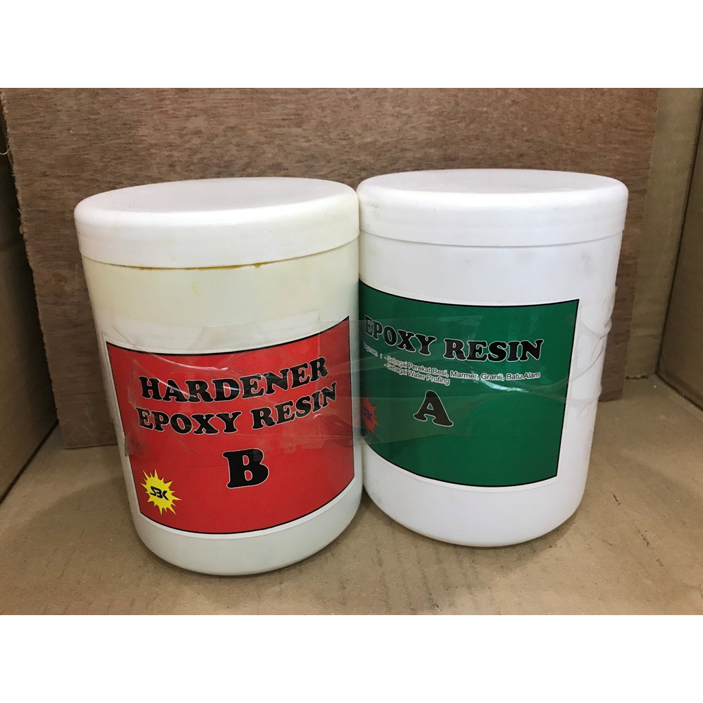 Epoxy Resin Lem Material Perekat Beton 2 Campuran Set